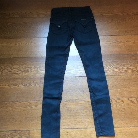 Hudson Denim High Waisted Green Skinny Jeans 24 - Picture 7 of 8
